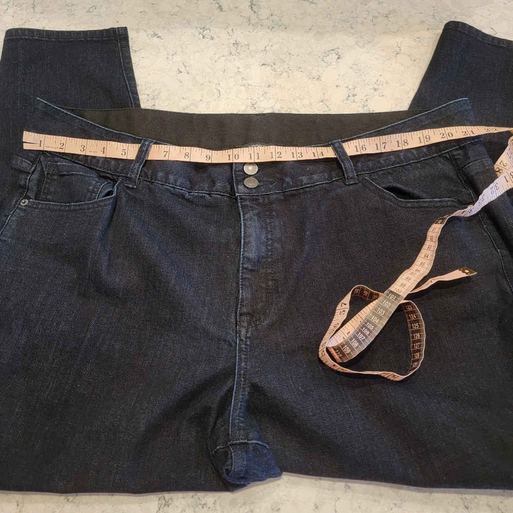 Venezia Lane Bryant Tummy Fit High-Rise Skinny Jean Dark Wash Size 24 S Like New - Picture 8 of 13